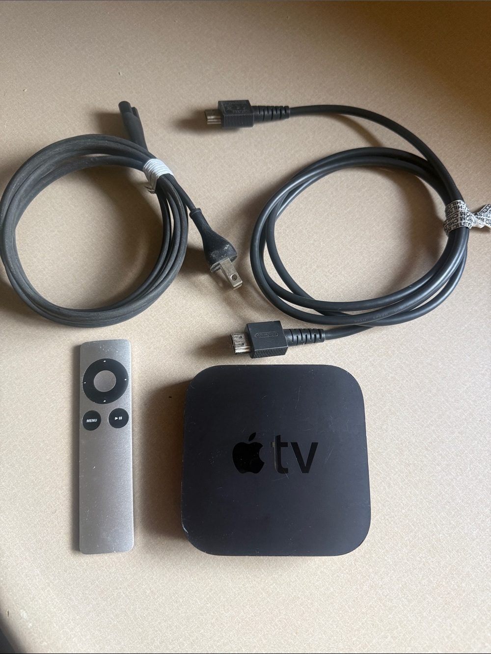 Apple TV with Siri Remote and Cables - Black
